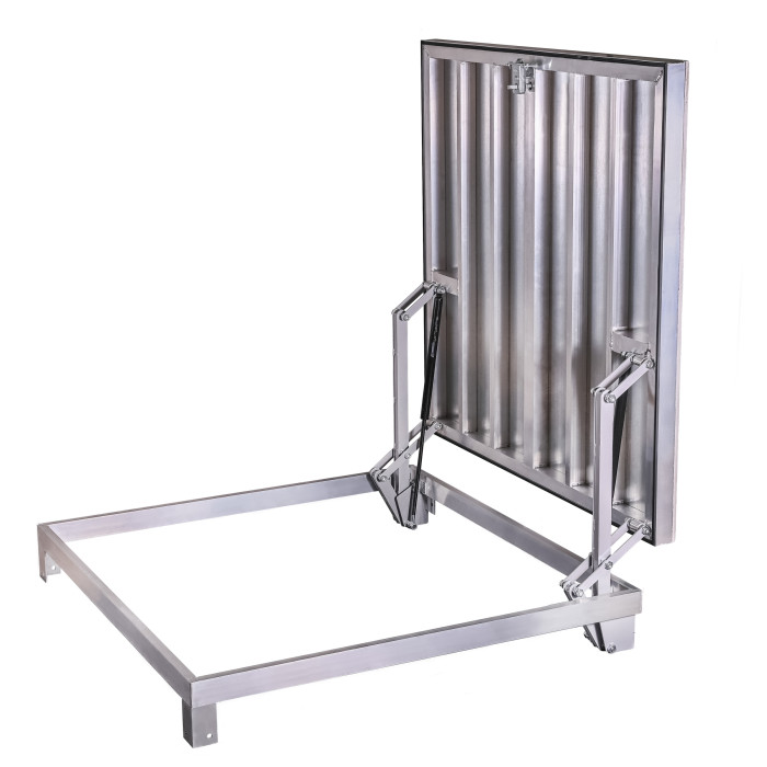 Floor Access Hatch 100 x 100 cm for outdoor use