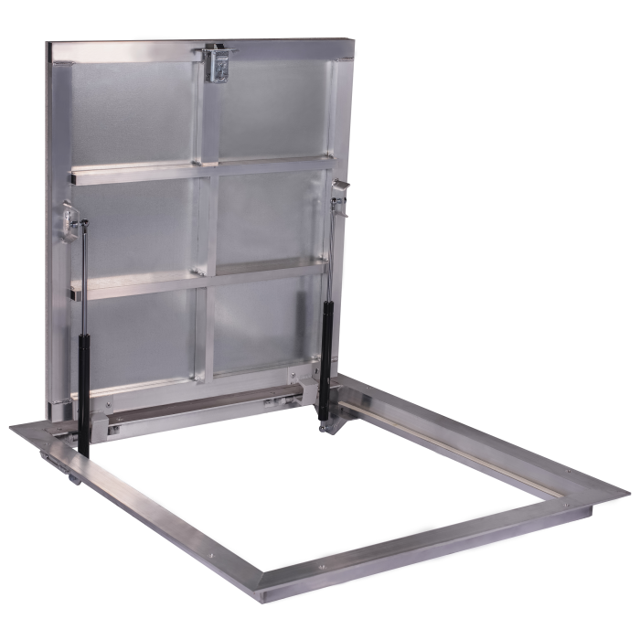 Floor Access Hatch Aluminum 80x70P with Gas Struts