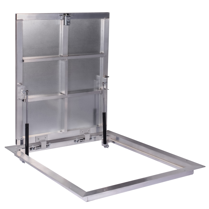 Floor Access Hatch Aluminum 90x70P with Gas Struts