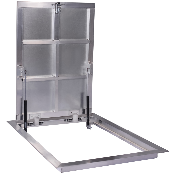 Floor Access Hatch Aluminum 80x60P with Gas Struts