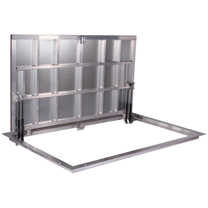 Floor Access Hatch Aluminum 80x150P with Gas Struts