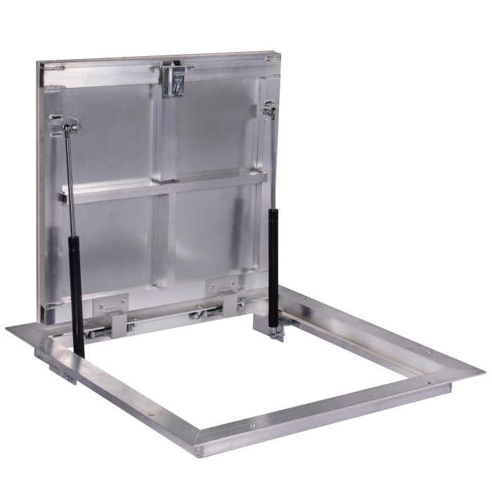 Floor Access Hatch Aluminum 60x60cm with Gas Struts