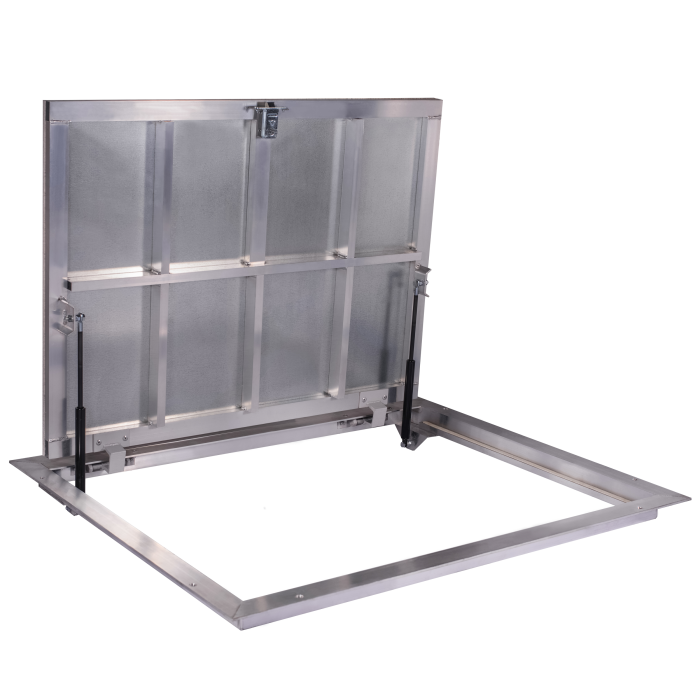 Floor Access Hatch Aluminum 80x90P with Gas Struts