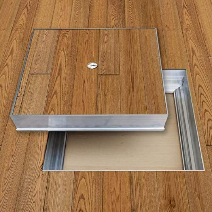 Floor inspection hatch with handle 70x70